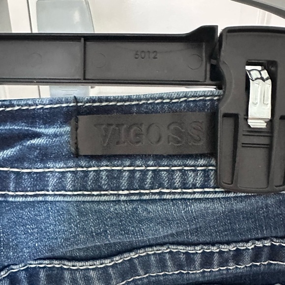 Vigoss Red, White & Blue detailed Slim Boot Leg Jeans- Merica! - Picture 3 of 12